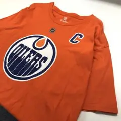 Fanatics NHL OILERS ホッケーTシャツ オレンジ 2XL相当