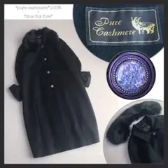 希少•美品【カシミヤ100%×ブルーフォックスファー】2wayコート