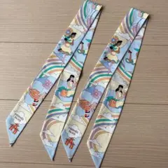 エルメス ツイリー 2本 空飛ぶカレ