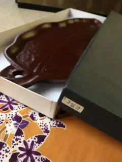 美品　葉盆.煎茶道具　特大木彫り　茶道具 美品 葉盆.煎茶道具 特大木彫り 茶道具 - 彫刻・オブジェ最低 価格