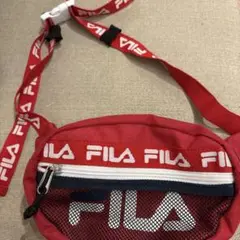 FILA ボディバッグ レッド