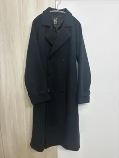 LAKOLE グリーン ウーリーテックトレンチコート