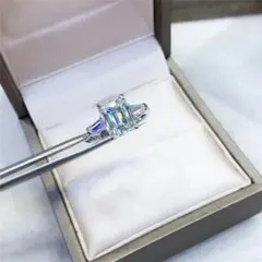【送料無料】18 Kプラチナリングダイヤモンド結婚指輪AU 75009