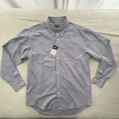 UNIQLO BLUE ブロード チェックシャツ M 紺タグ オールド 90s