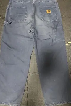 Carhartt ワークパンツ ダークブルー 40×30