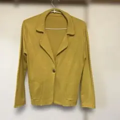 美品　ドゥクラッセ　マスタード色ジャケット　綿