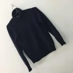UNIQLO ミドルゲージカシミヤブレンドタートルネックセーターｂ-00431