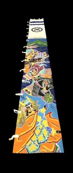 黄金　武者絵織　のぼり絵　旗　秀吉　9m 特大サイズ 黄金 武者絵織 のぼり絵 旗 秀吉 9m 特大サイズ - メルカリ