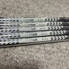 PRGR M-43 S シャフト 5本セット　P〜6番