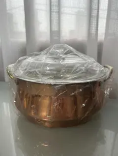 【新品未使用】純銅製 おでん鍋兼用卓上鍋 26cm カクセー　箱付き