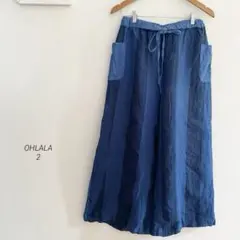 OHLALA ボールドストライプリネンパンツ2220