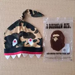 A BATHING APE カモフラージュ ベビー帽子 F