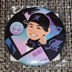 千葉ロッテマリーンズ chibalotte 小川龍成 ガチャ 缶バッジ