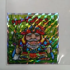 ビックリマンシール シャーマンカーン J S1　ヘッドだらけのビックリマン