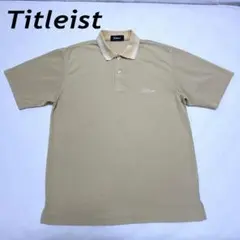 Titleist タイトリスト メンズ 半袖ポロシャツ L ゴルフ イエロー