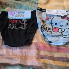 PEANUTSとHello Kitty 下着セット 140サイズ