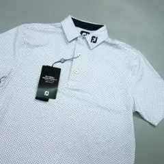 4899未使用 フットジョイ 吸水速乾 ストレッチ ポロシャツ メンズ M