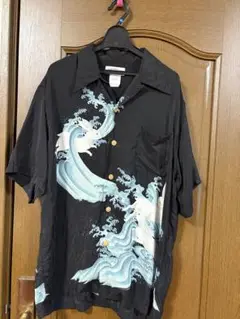 MAKANA LEI アロハシャツ L 黒