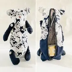 ミナペルホネン Smile flower くま ポーチ ペンケース ぬいぐるみ