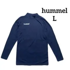 ☘️hummel ヒュンメル　ハイネック　長袖ウォームインナー　ネイビー L＊QH