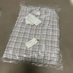 【新品】ELLE ピンク系チェック パジャマ M