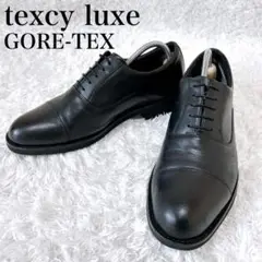 美品✨ texcy luxe GORE-TEX ストレートチップ　ブラック