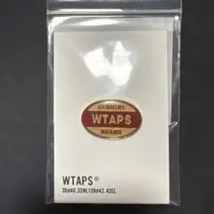 WTAPS Pin Badge 01 Red & White Steel
