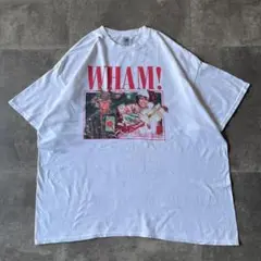 00s GILDAN WHAM! ロゴTシャツ ビッグサイズ XXL 白A455
