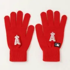 新品　MLB 手袋　ロサンゼルス　エンゼルス　メジャーリーグ　レッド