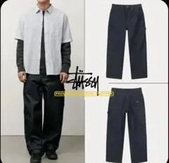 [STUSSY] CARPENTER PANT RAW DENIM