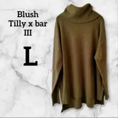 ✨１点限り✨Blush Tilly x bar III オーバーサイズニット L