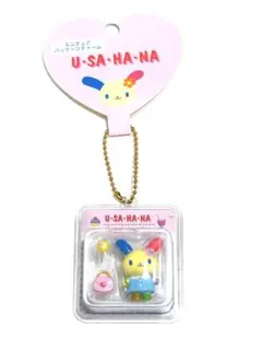 新品　サンリオ　ウサハナ　ミニチュアパッケージチャームミニチュアトイ