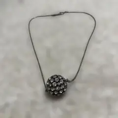 イザベルマラン ストーンボールネックレス シルバー