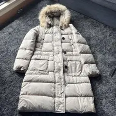 MONCLER フード付ベージュダウンジャケット メッシーナサイズ0 VERY 2025年最新】モンクレール メッシーナの人気アイテム - メルカリ