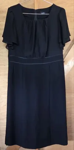 17号 礼服 ブラックフォーマル ワンピース フレアスリーブ