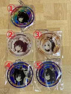 バラ売り可　BOSS×ウマ娘　つながるアクリルコースターチャームキーホルダー5個