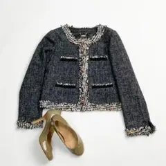 CynthiaRowley シンシア ローリー ノーカラージャケット S