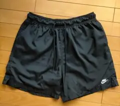NIKE ウーブン クラブ ショートパンツ L 黒 ハーフ 水陸両用 ナイロン