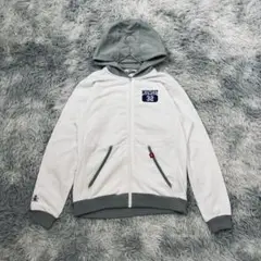 【マンシングウェア】配色フードパーカー 刺繍ロゴ入り（L）スポーティ TC376