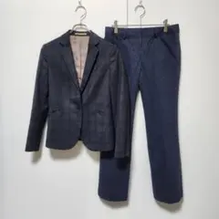 オリヒカ スーツ セットアップ ジャケット パンツ 9号 Mグレー ネイビー系