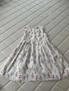 petit main 花柄 ノースリーブワンピース
