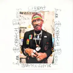 SUPREME LEE SCRATCH WHITE STICKER