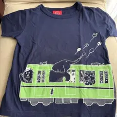 ojico 電車　アニマル　Tシャツ　半袖　6A(100-110)