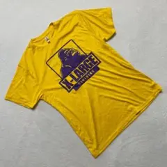 glimmer X-LARGE Tシャツ イエロー 半袖 大きいロゴ カジュアル