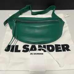 新品 Jil Sander ジルサンダー ロゴ レザー ベルトバッグ 小
