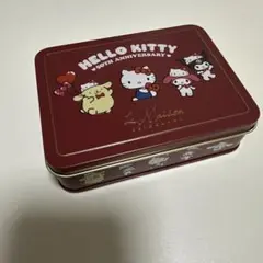 サンリオキャラクターズ　缶　赤