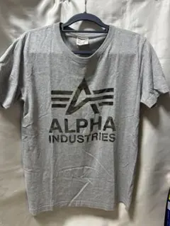 エドウィン　ALPHAインダストリーズ　ロゴ　アメリカM→日本Lサイズ Tシャツ