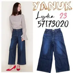 YANUK ヤヌーク LYDIA リディア ワイドハイウエストデニムパンツ