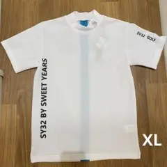 【SY32 SWEET YEARS】モックネックシャツ XL ホワイト
