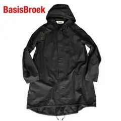 BASISBROEKバージスブルックベルギウム モッズコート ブラック黒